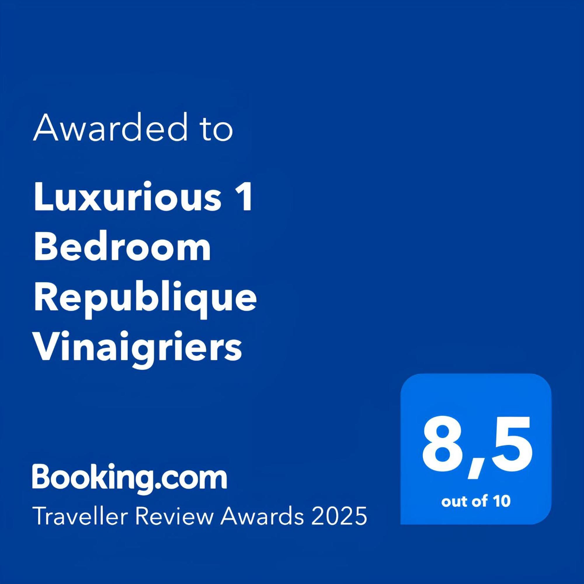 Luxurious 1 Bedroom Republique Vinaigriers Free Netflix Paris Exterior photo